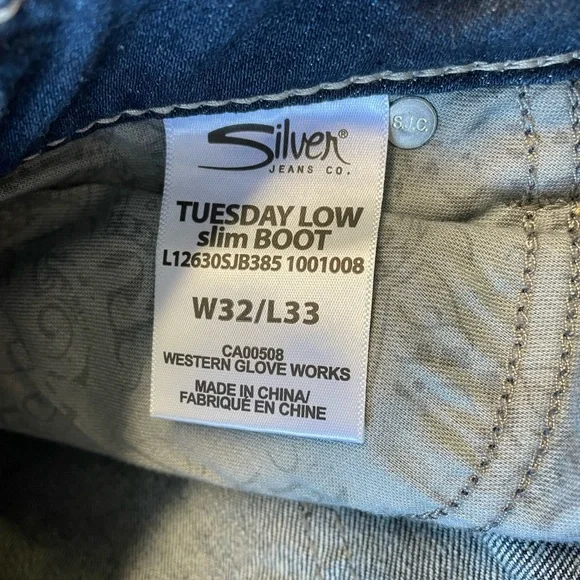 Silver Jeans Women's Blue Denim Jeans - Picture 4 of 4